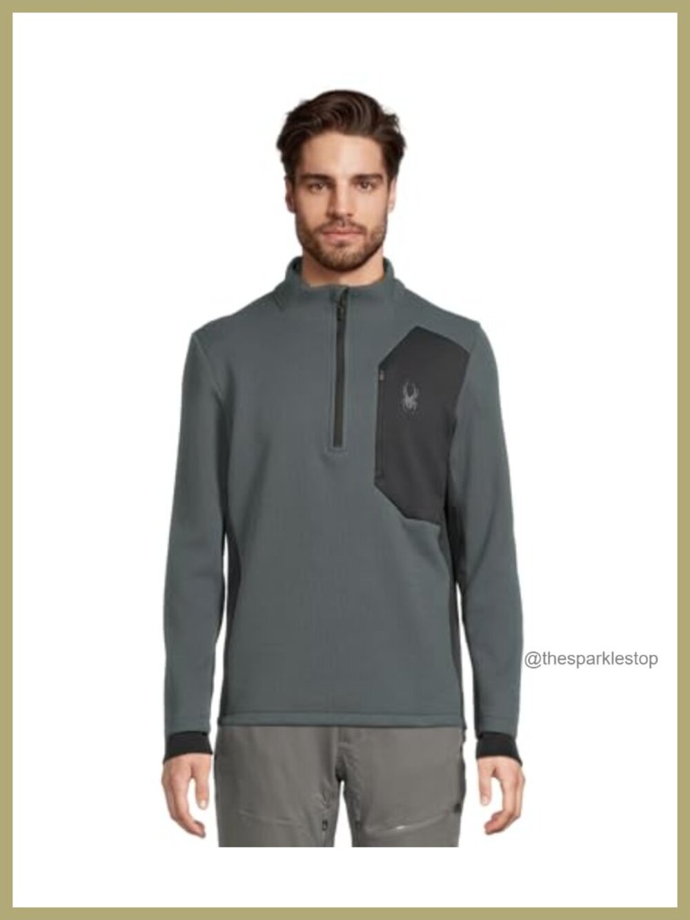 Spyder Bandit 1/2 Zip Fleece Jacket Men's Cold Weather Layer